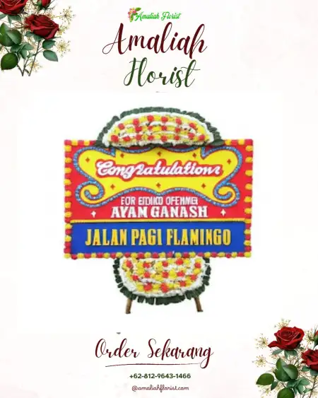 Sewa Papan Bunga Mendung